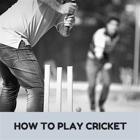 A Beginner’s Guide To Playing Cricket