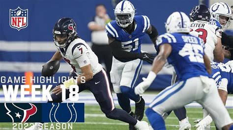 Catch Up On Colts Vs. Texans Game Highlights